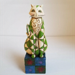 Jim Shore Heartwood Creek "Felicity" Cat Figure 114423T 2003 Retired Vintage